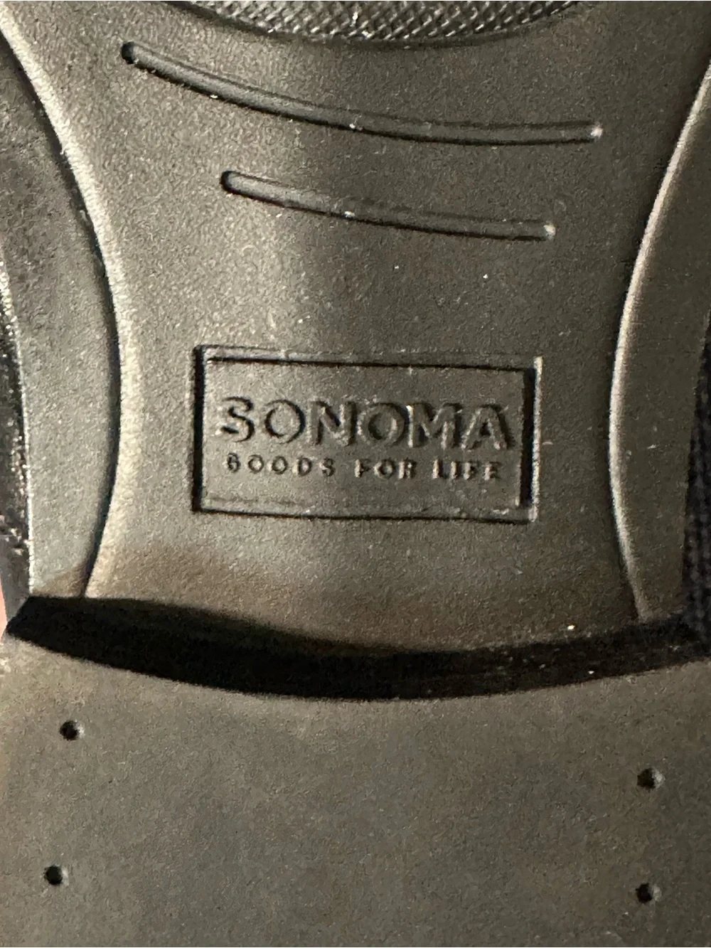 SONOMA Boys Black Lace-Up Dress Shoes Size 6 Med